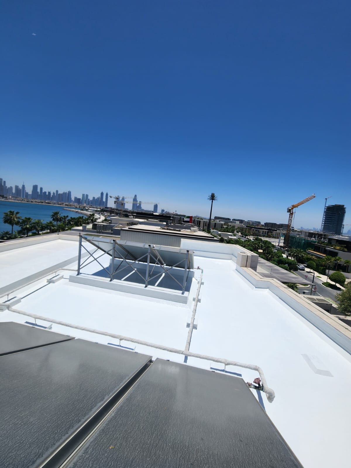 DINWORX completed roof waterproofing in Dubai